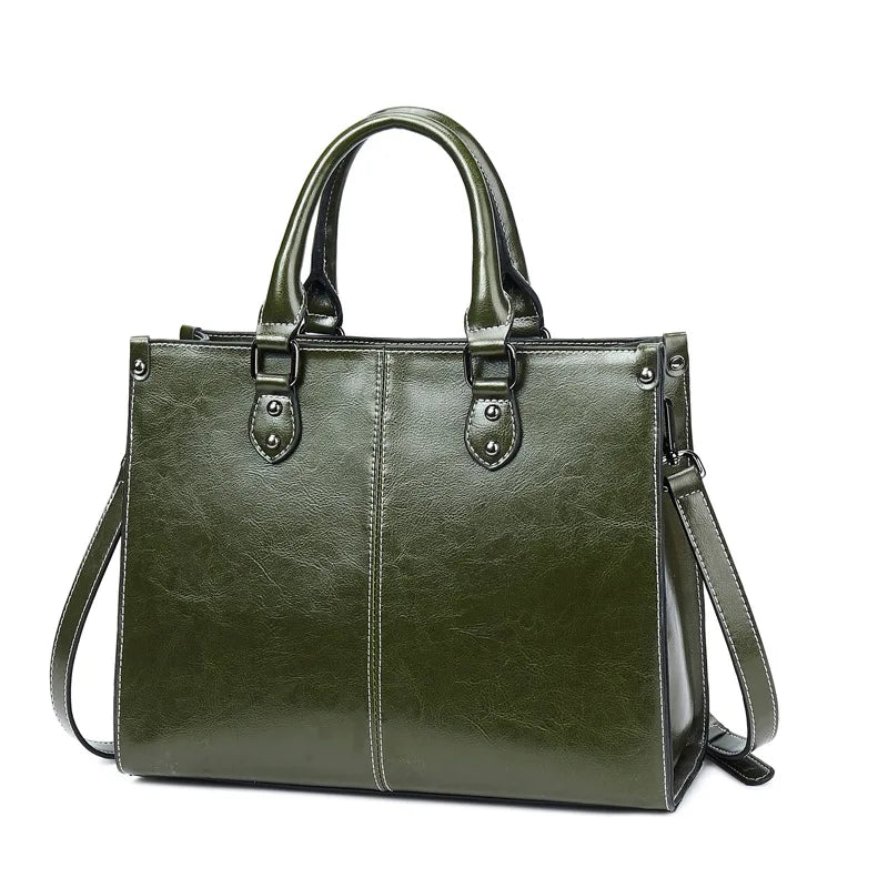 Genuine Leather Multi-Way Bag