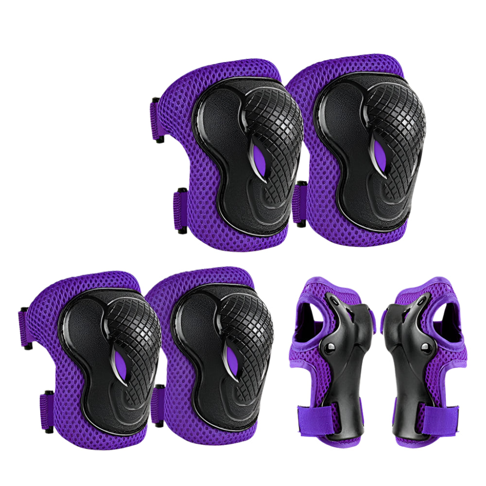 Luxury Kids' 6-Piece Protective Gear Set (Ages 3-12)