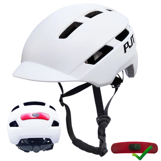 PJT Helmet with USB Rechargeable Tail Light