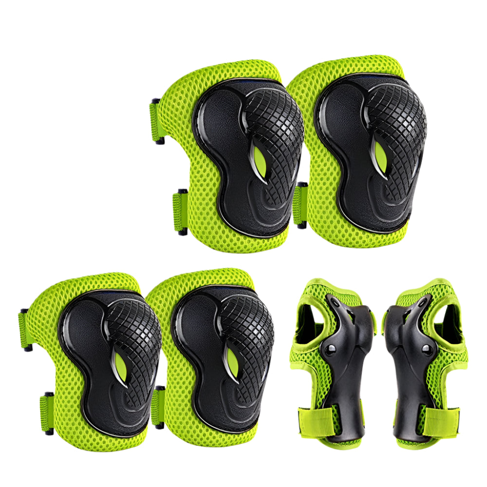Luxury Kids' 6-Piece Protective Gear Set (Ages 3-12)