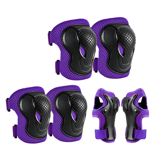 Luxury Kids' 6-Piece Protective Gear Set (Ages 3-12)